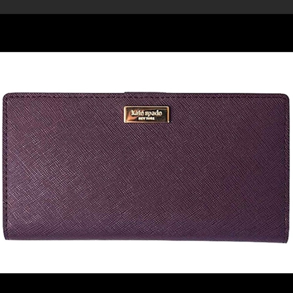 Kate Spade maroon wallet